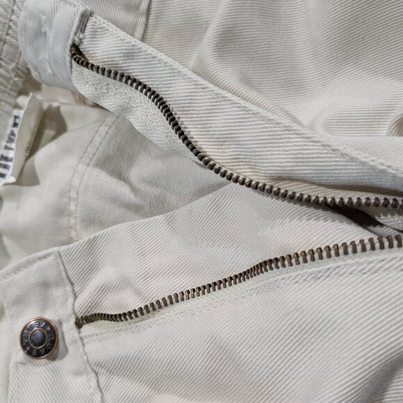 Duke Men's Relaxed Fit Jean Shorts Size 48 Light Beige NWT, 100% Cotton, Elastic - Picture 10 of 13